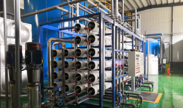 鑄造業(yè)40T/H雙級反滲透+EDI除鹽水設備