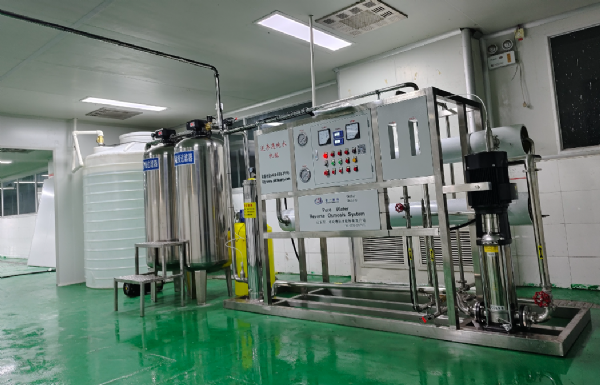【川一股份】江蘇食品用反滲透設(shè)備安裝調(diào)試完成