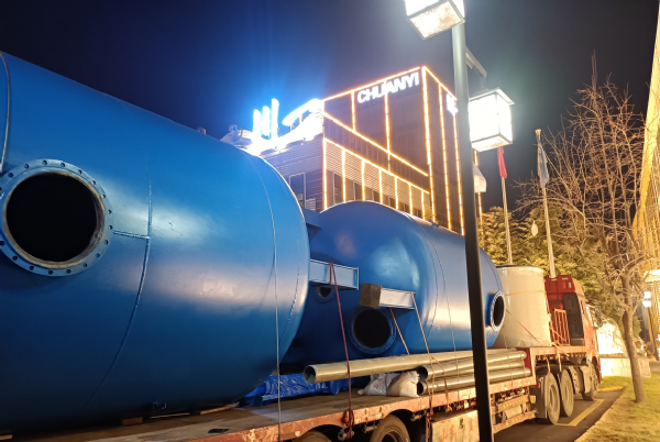 【川一股份】60T/H軟化水設(shè)備裝車(chē)發(fā)往河南焦作